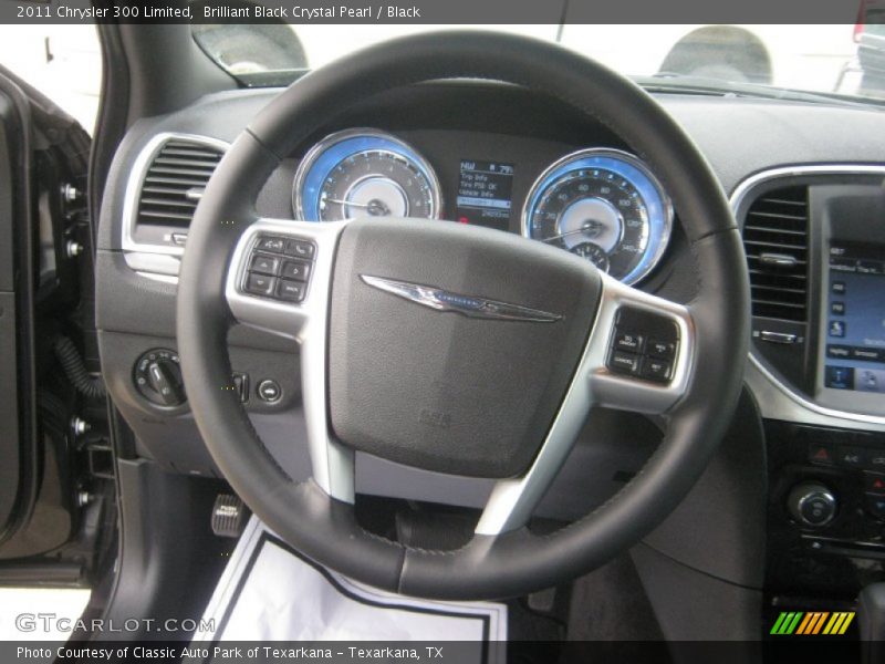 Brilliant Black Crystal Pearl / Black 2011 Chrysler 300 Limited