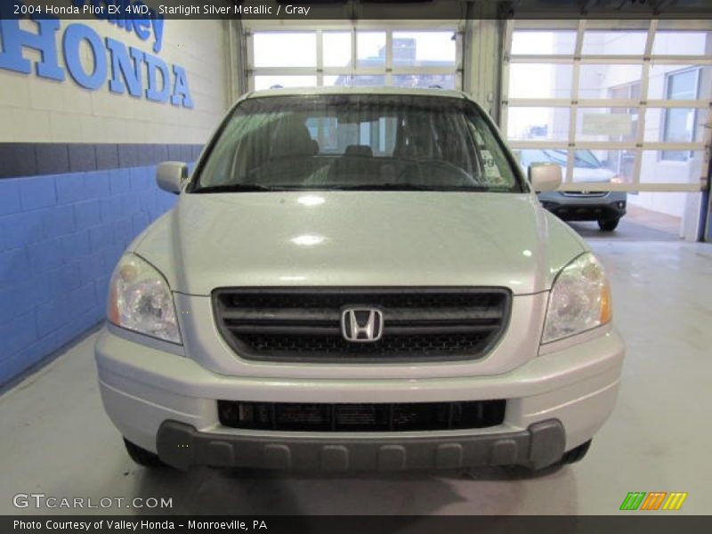 Starlight Silver Metallic / Gray 2004 Honda Pilot EX 4WD