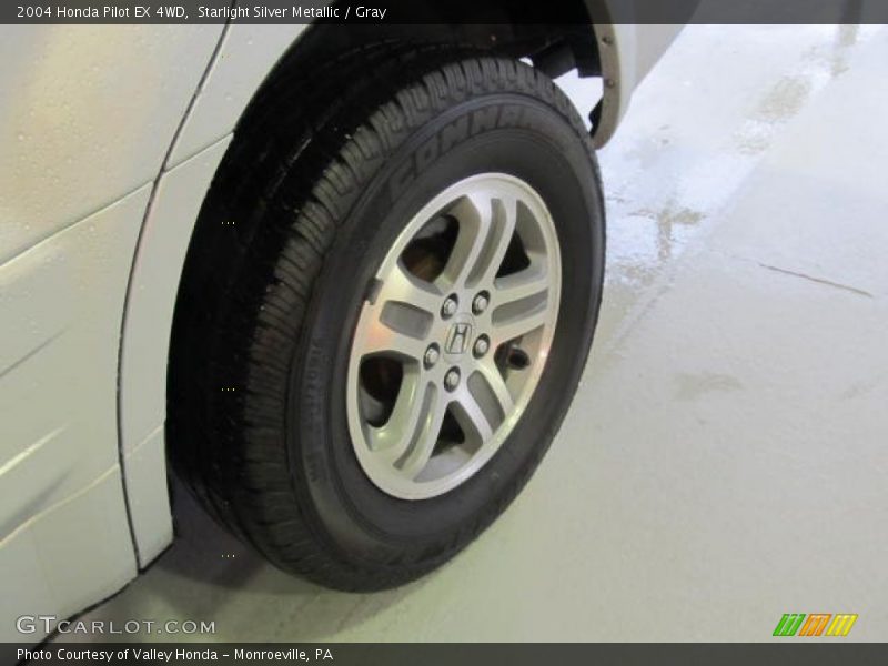 Starlight Silver Metallic / Gray 2004 Honda Pilot EX 4WD