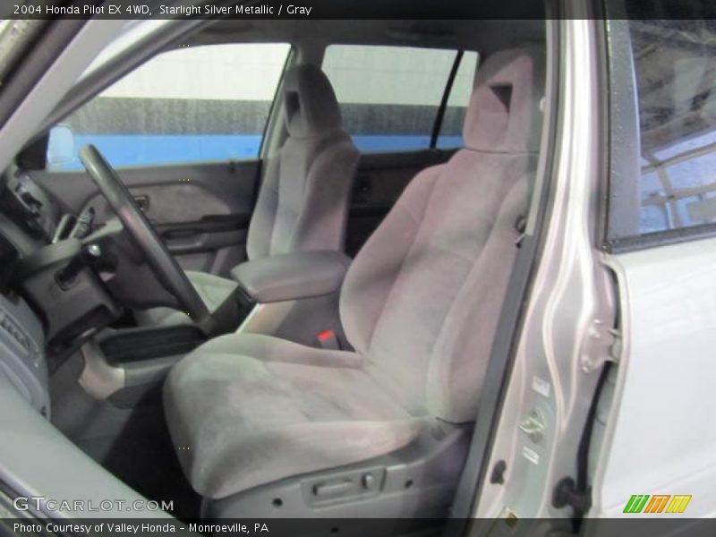 Starlight Silver Metallic / Gray 2004 Honda Pilot EX 4WD
