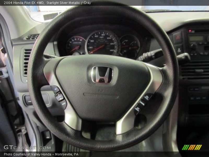 Starlight Silver Metallic / Gray 2004 Honda Pilot EX 4WD