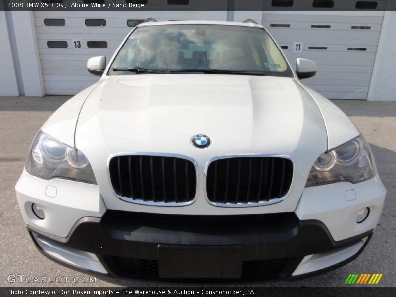 Alpine White / Sand Beige 2008 BMW X5 3.0si