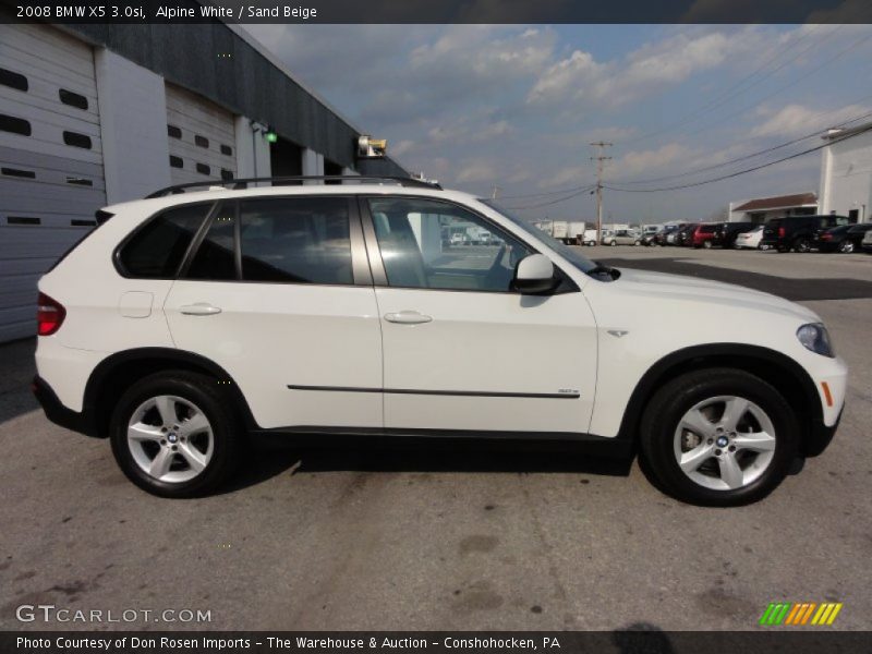 Alpine White / Sand Beige 2008 BMW X5 3.0si