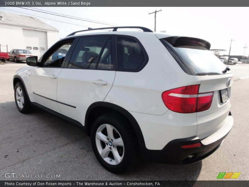 Alpine White / Sand Beige 2008 BMW X5 3.0si