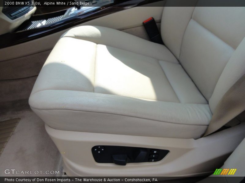 Alpine White / Sand Beige 2008 BMW X5 3.0si
