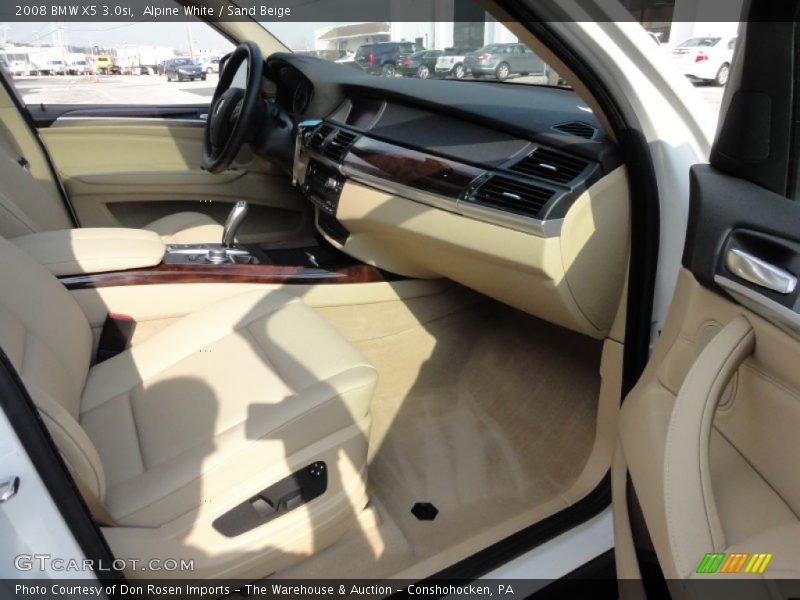 Alpine White / Sand Beige 2008 BMW X5 3.0si