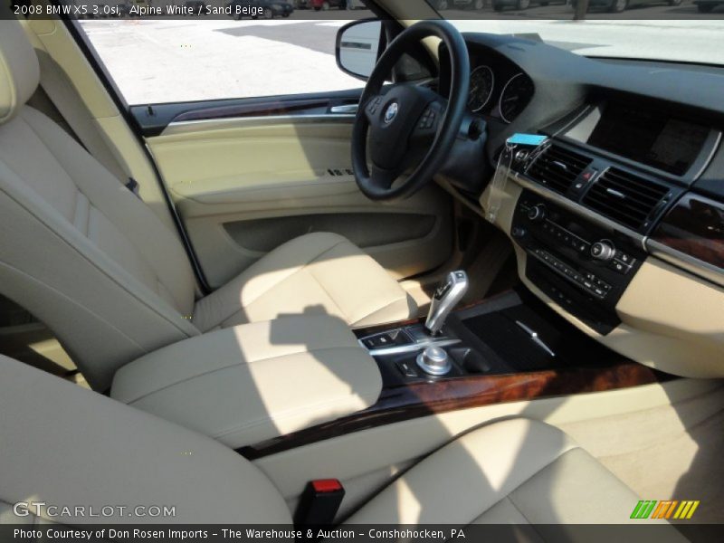 Alpine White / Sand Beige 2008 BMW X5 3.0si