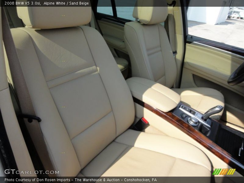 Alpine White / Sand Beige 2008 BMW X5 3.0si