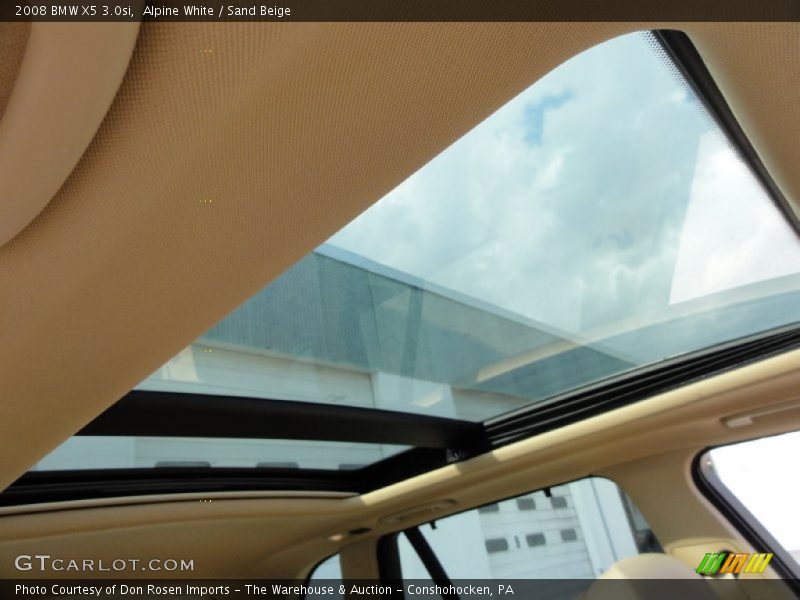 Alpine White / Sand Beige 2008 BMW X5 3.0si