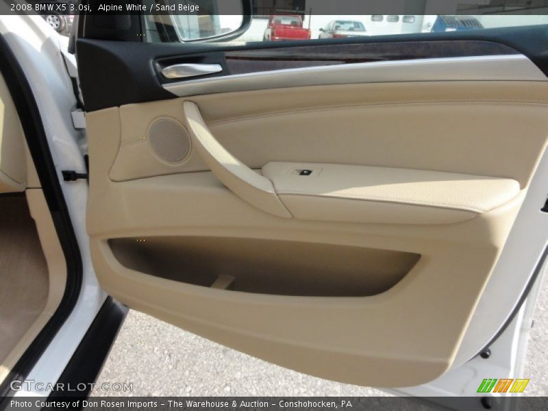 Alpine White / Sand Beige 2008 BMW X5 3.0si
