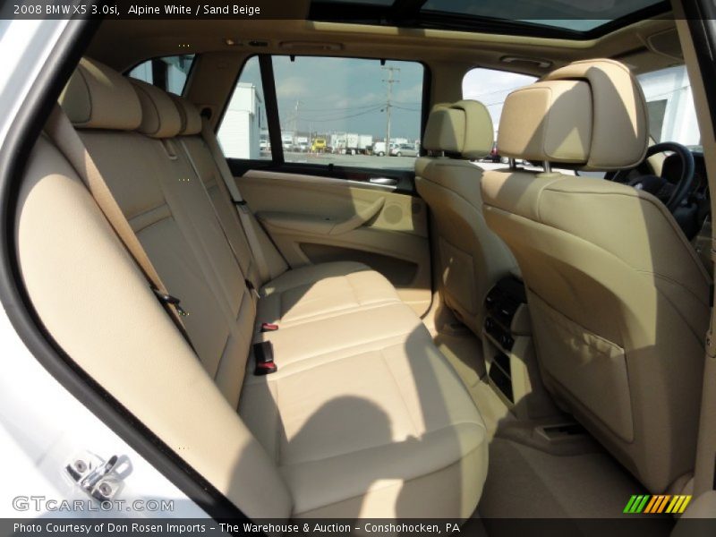 Alpine White / Sand Beige 2008 BMW X5 3.0si