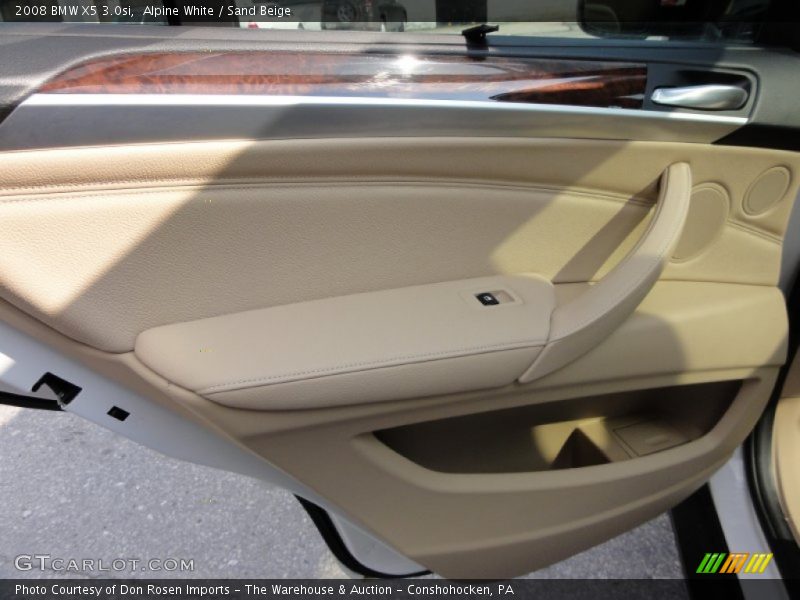 Alpine White / Sand Beige 2008 BMW X5 3.0si