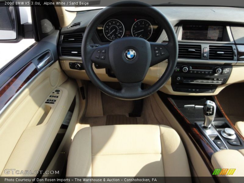 Alpine White / Sand Beige 2008 BMW X5 3.0si