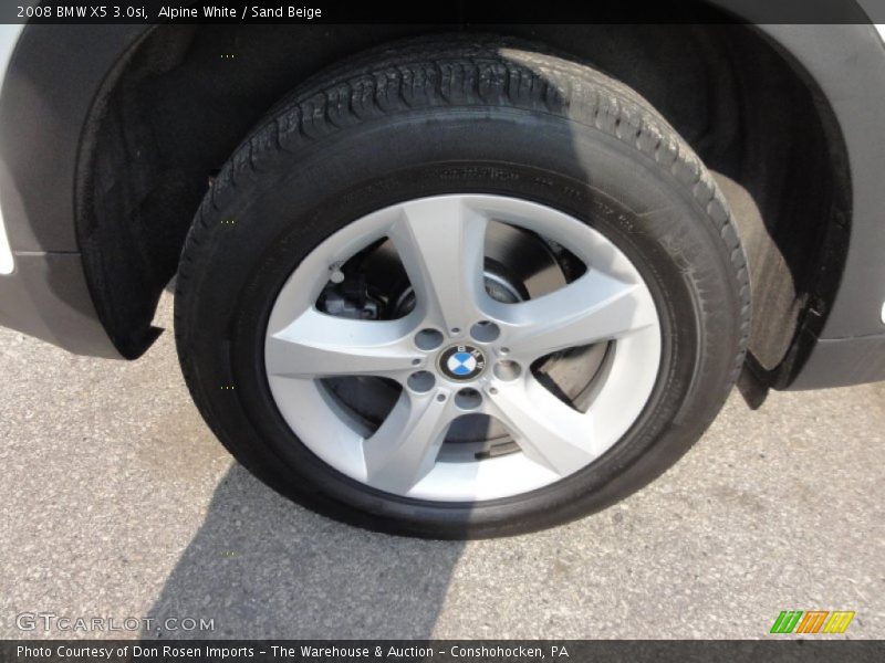 Alpine White / Sand Beige 2008 BMW X5 3.0si