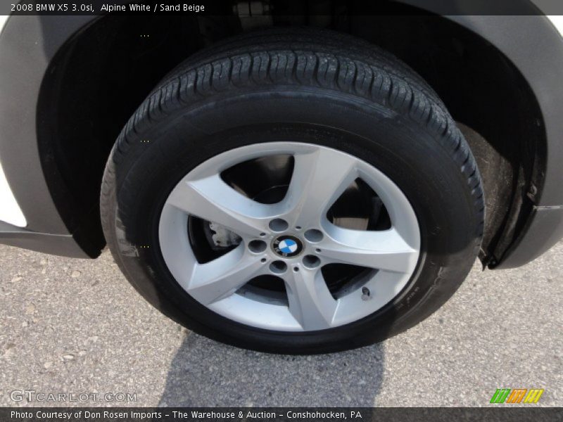 Alpine White / Sand Beige 2008 BMW X5 3.0si