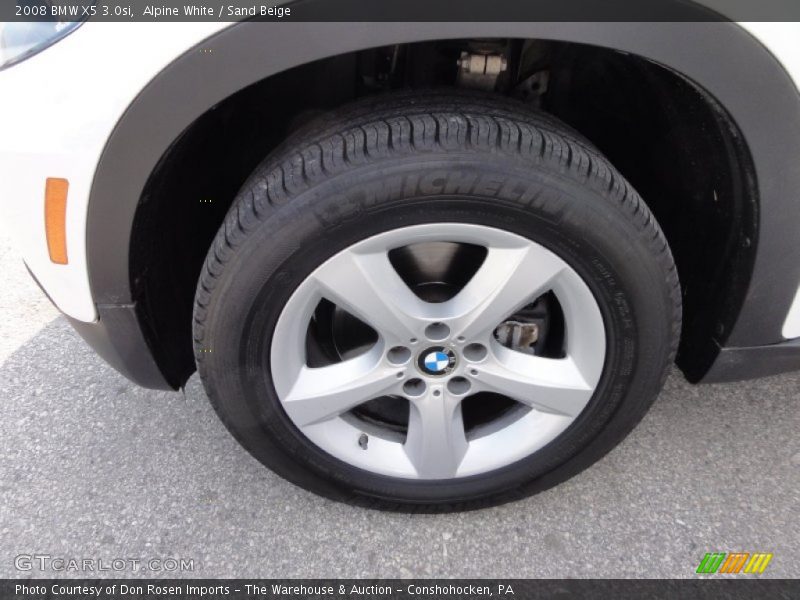 Alpine White / Sand Beige 2008 BMW X5 3.0si