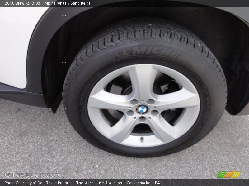 Alpine White / Sand Beige 2008 BMW X5 3.0si