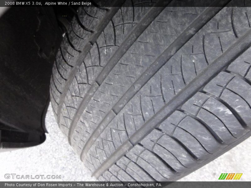 Alpine White / Sand Beige 2008 BMW X5 3.0si