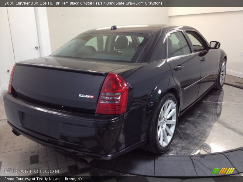Brilliant Black Crystal Pearl / Dark Slate Gray/Light Graystone 2006 Chrysler 300 C SRT8