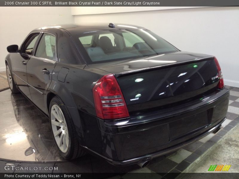 Brilliant Black Crystal Pearl / Dark Slate Gray/Light Graystone 2006 Chrysler 300 C SRT8