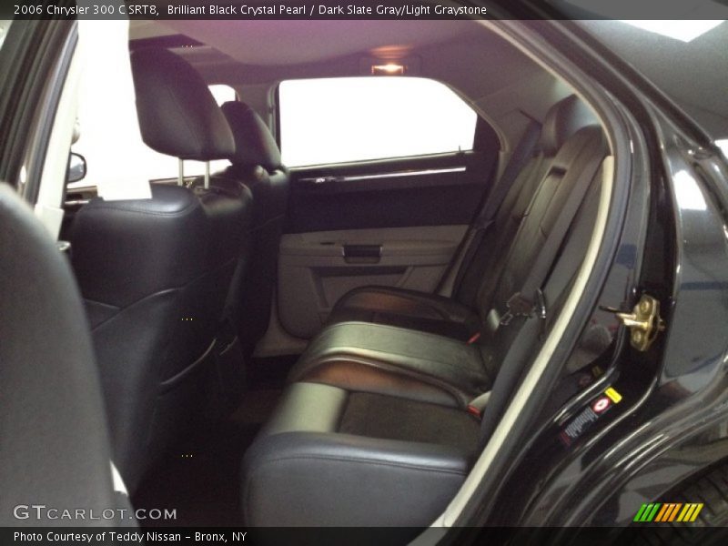 Brilliant Black Crystal Pearl / Dark Slate Gray/Light Graystone 2006 Chrysler 300 C SRT8
