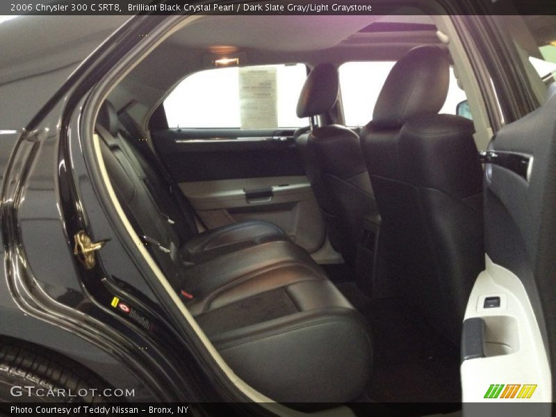 Brilliant Black Crystal Pearl / Dark Slate Gray/Light Graystone 2006 Chrysler 300 C SRT8