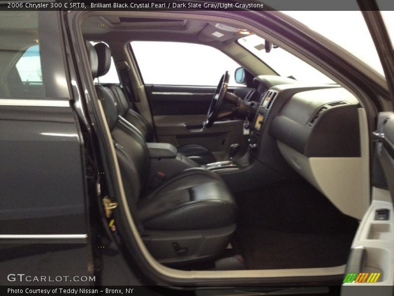 Brilliant Black Crystal Pearl / Dark Slate Gray/Light Graystone 2006 Chrysler 300 C SRT8