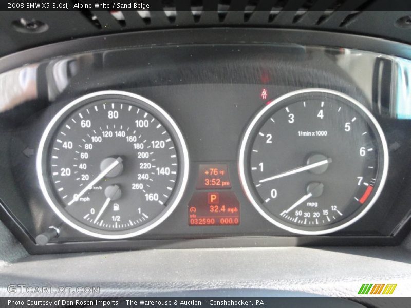 Alpine White / Sand Beige 2008 BMW X5 3.0si