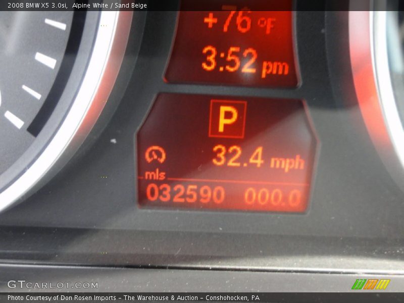 Alpine White / Sand Beige 2008 BMW X5 3.0si