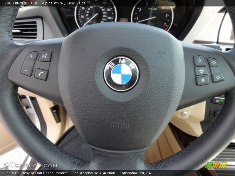 Alpine White / Sand Beige 2008 BMW X5 3.0si