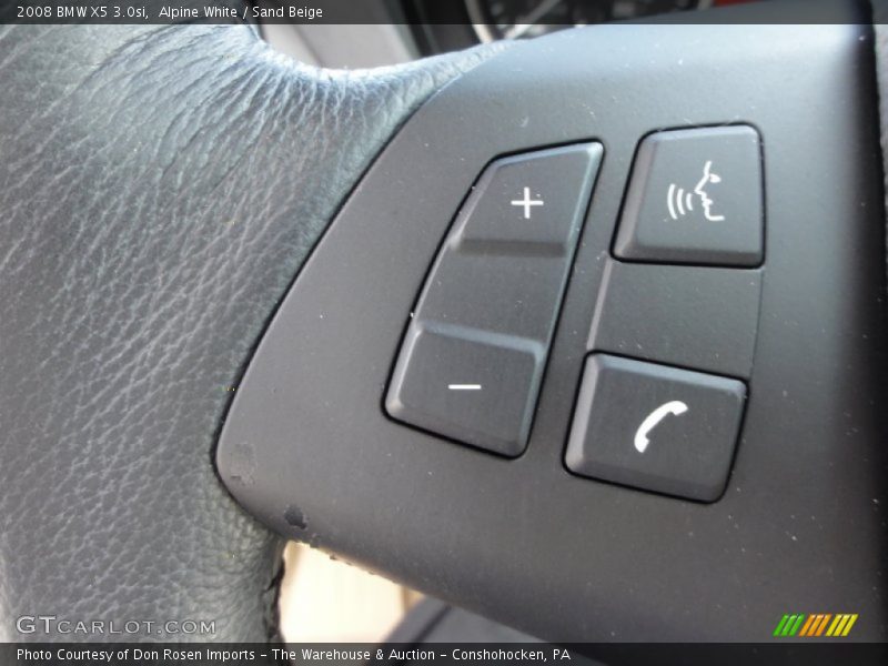 Alpine White / Sand Beige 2008 BMW X5 3.0si