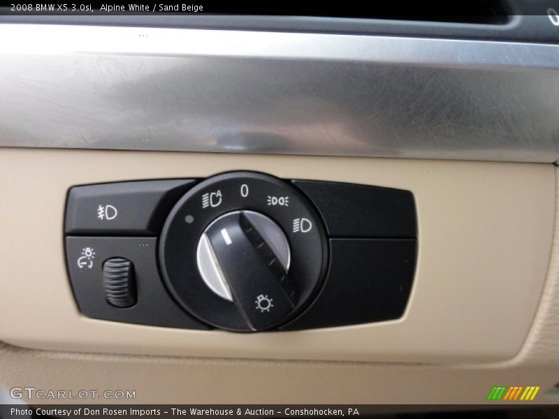 Alpine White / Sand Beige 2008 BMW X5 3.0si