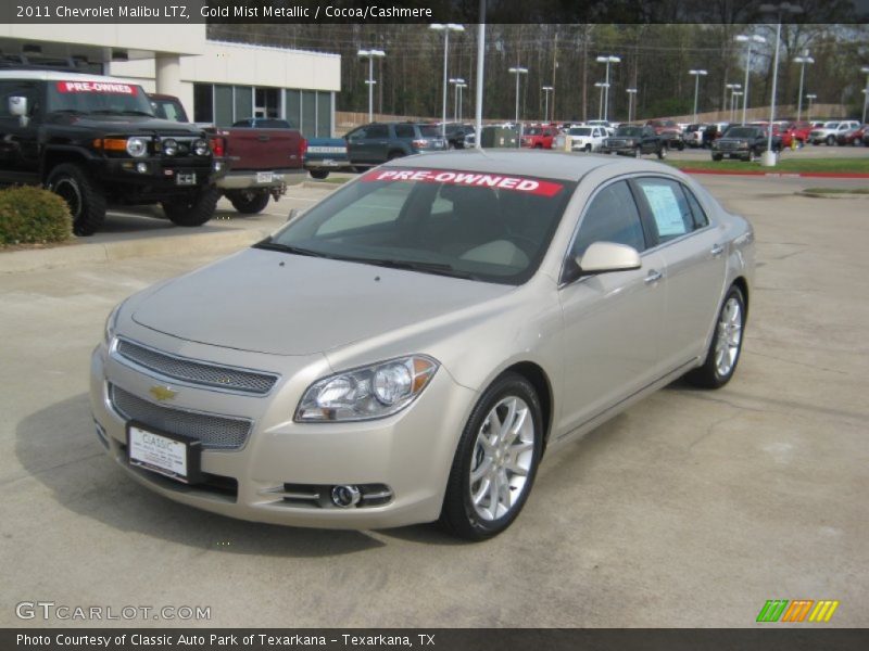 Gold Mist Metallic / Cocoa/Cashmere 2011 Chevrolet Malibu LTZ