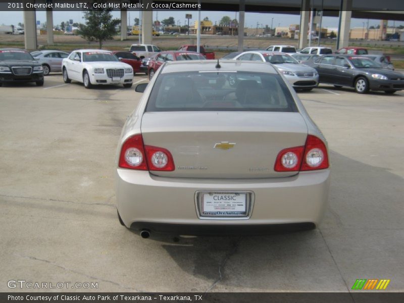 Gold Mist Metallic / Cocoa/Cashmere 2011 Chevrolet Malibu LTZ