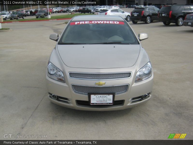 Gold Mist Metallic / Cocoa/Cashmere 2011 Chevrolet Malibu LTZ