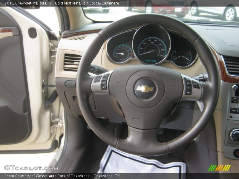 Gold Mist Metallic / Cocoa/Cashmere 2011 Chevrolet Malibu LTZ