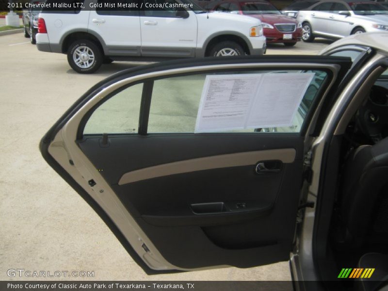Gold Mist Metallic / Cocoa/Cashmere 2011 Chevrolet Malibu LTZ
