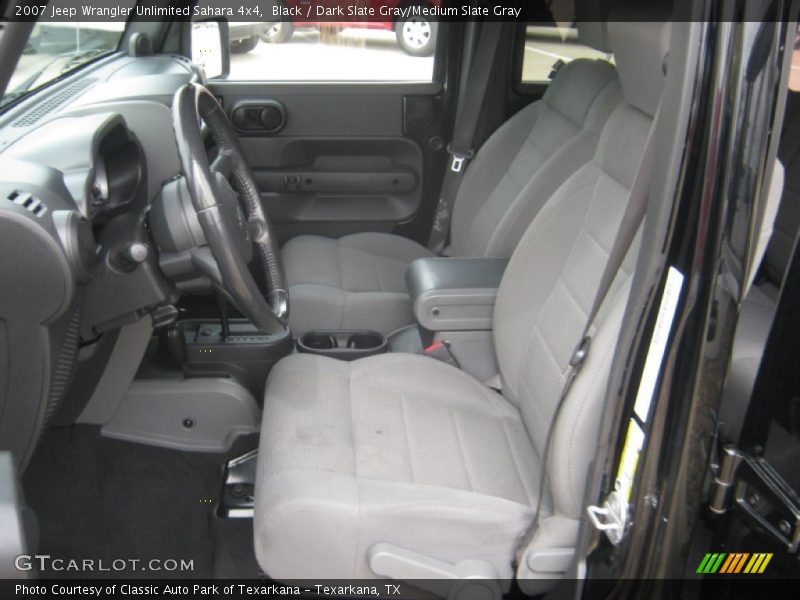 Black / Dark Slate Gray/Medium Slate Gray 2007 Jeep Wrangler Unlimited Sahara 4x4