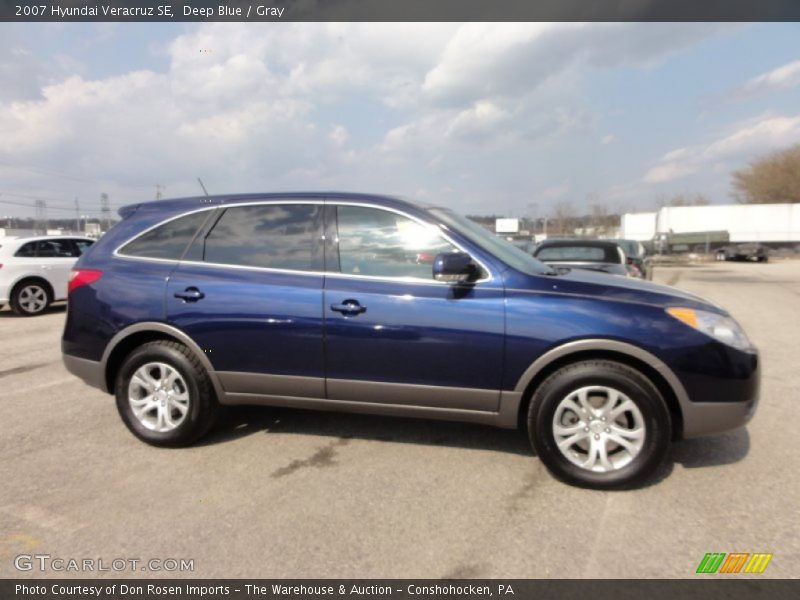 Deep Blue / Gray 2007 Hyundai Veracruz SE