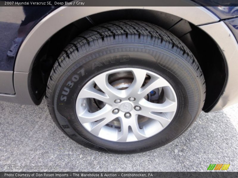 Deep Blue / Gray 2007 Hyundai Veracruz SE