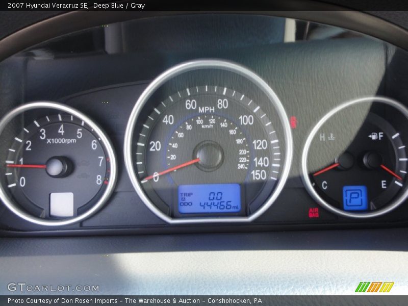 Deep Blue / Gray 2007 Hyundai Veracruz SE