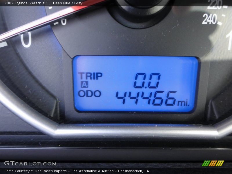 Deep Blue / Gray 2007 Hyundai Veracruz SE