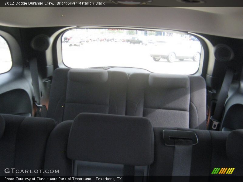 Bright Silver Metallic / Black 2012 Dodge Durango Crew