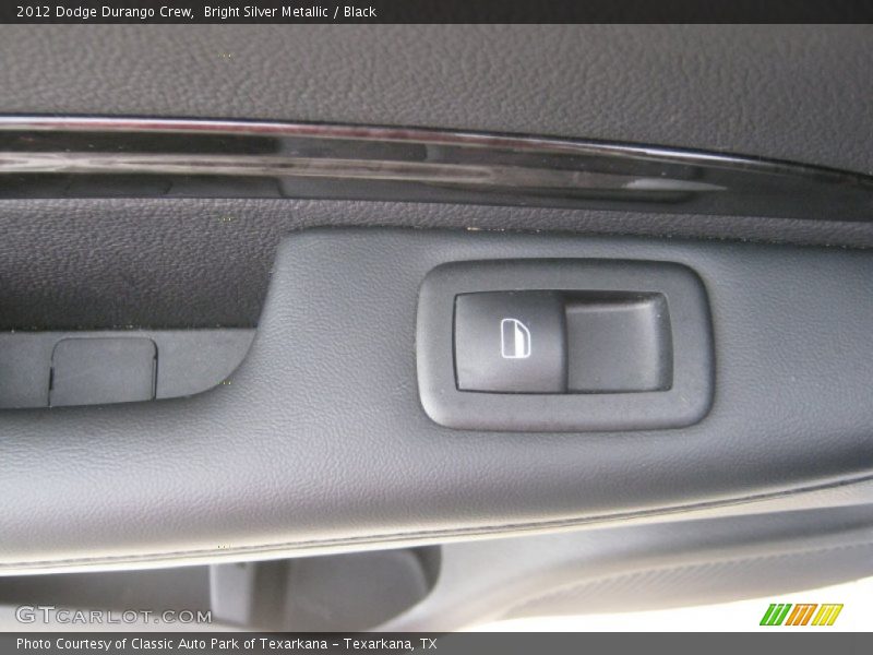 Bright Silver Metallic / Black 2012 Dodge Durango Crew
