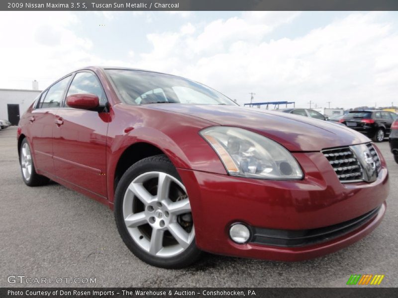 Tuscan Sun Metallic / Charcoal 2009 Nissan Maxima 3.5 S