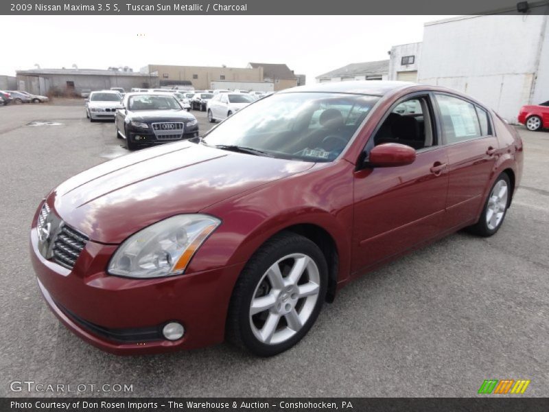Tuscan Sun Metallic / Charcoal 2009 Nissan Maxima 3.5 S