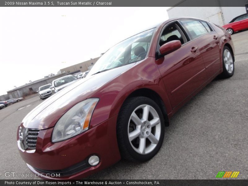 Tuscan Sun Metallic / Charcoal 2009 Nissan Maxima 3.5 S