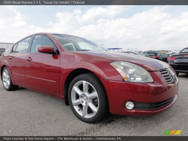 Tuscan Sun Metallic / Charcoal 2009 Nissan Maxima 3.5 S