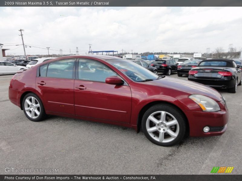 Tuscan Sun Metallic / Charcoal 2009 Nissan Maxima 3.5 S