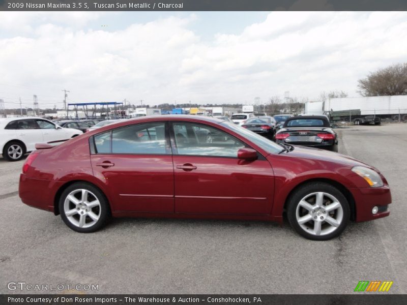 Tuscan Sun Metallic / Charcoal 2009 Nissan Maxima 3.5 S